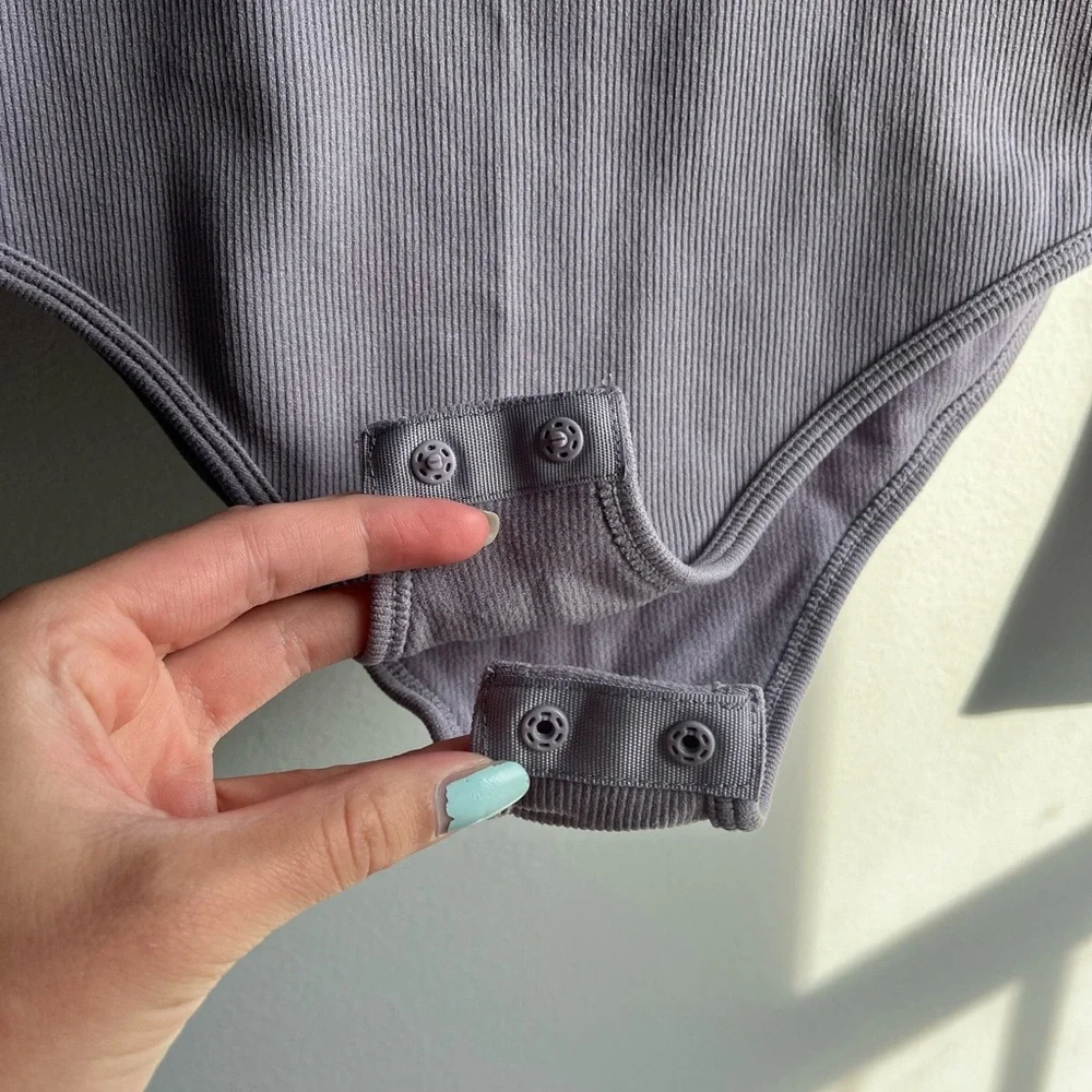 Zara purple Long Sleeve Bodysuit - Picture 4 of 4